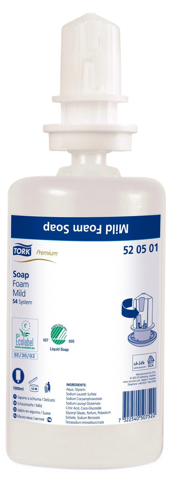 TORK Premium Mild Schaumseife 1,0 l 520501