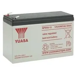 Panasonic Baterie YUASA NPW45-12 (12V 45W/čl. 9Ah faston F2) (1 Stk., Gerätespezifisch, 9000 mAh), Batterien + Akkus