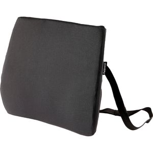 Fellowes Rückenstütze Breyta Komfort, aus Stoff, waschbar, Rückenkissen, für Stühle und Bürostühle, schwarz