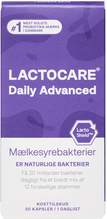 Lactocare Daily Advanced Kosttilskud 30 stk