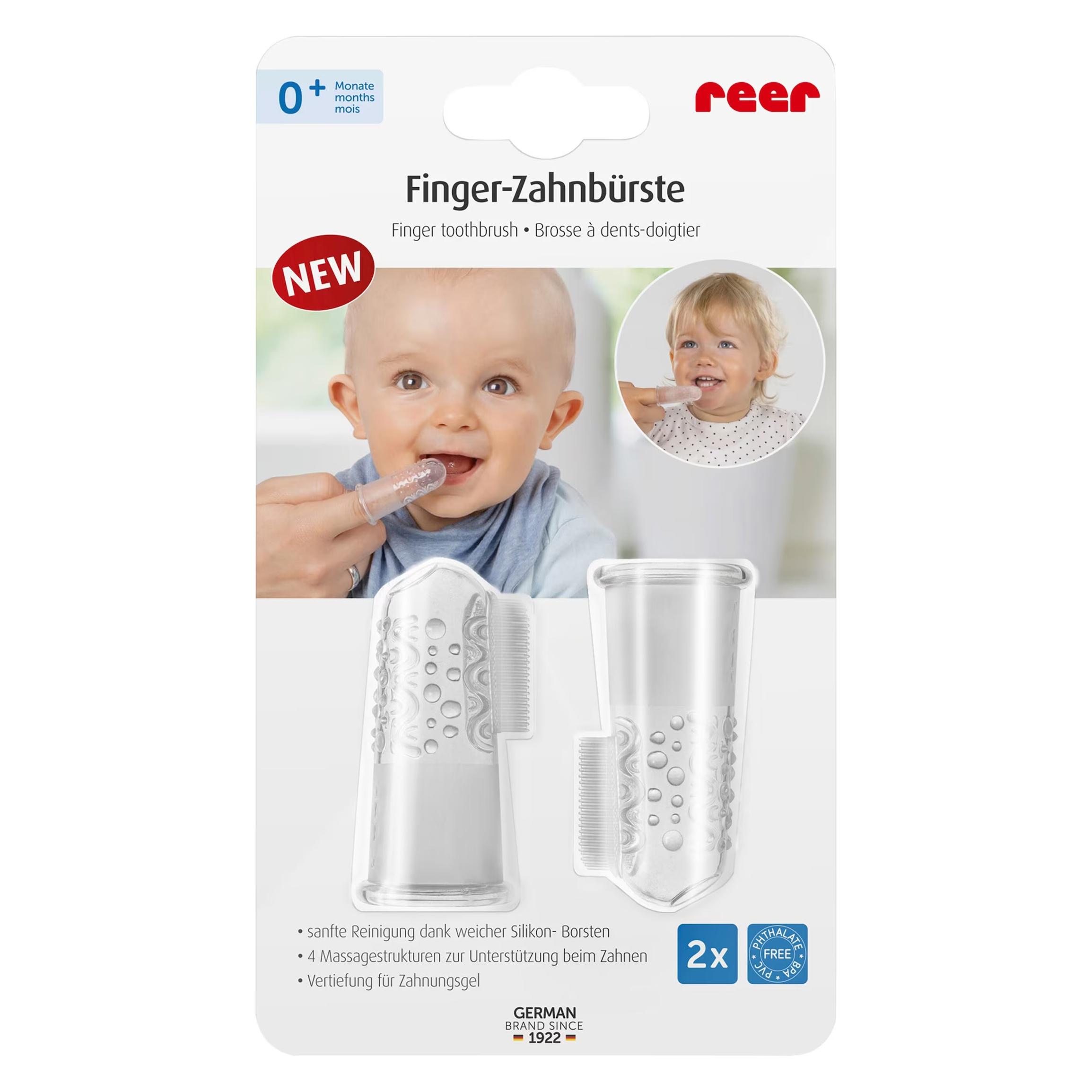 Reer Fingerzahnbürste (Weich, 2x) (79249)