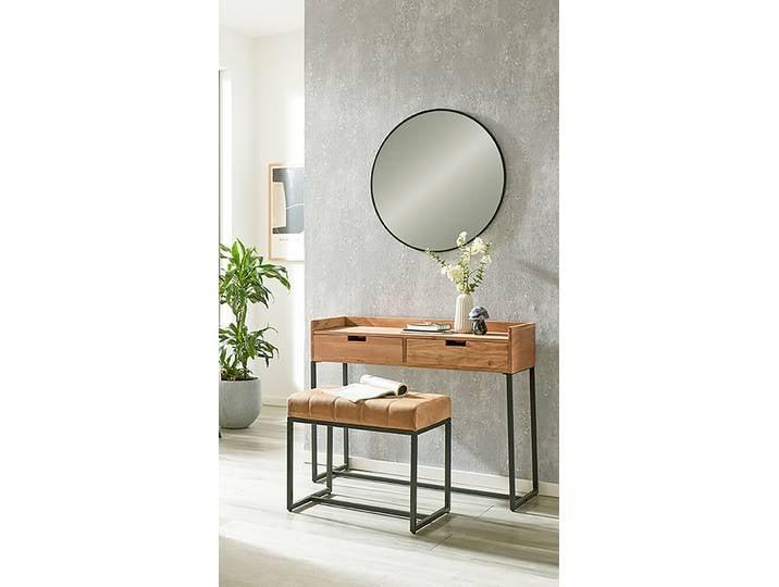 Console Sisele - Type B 100 x 80 x 35cm Marron/Noir