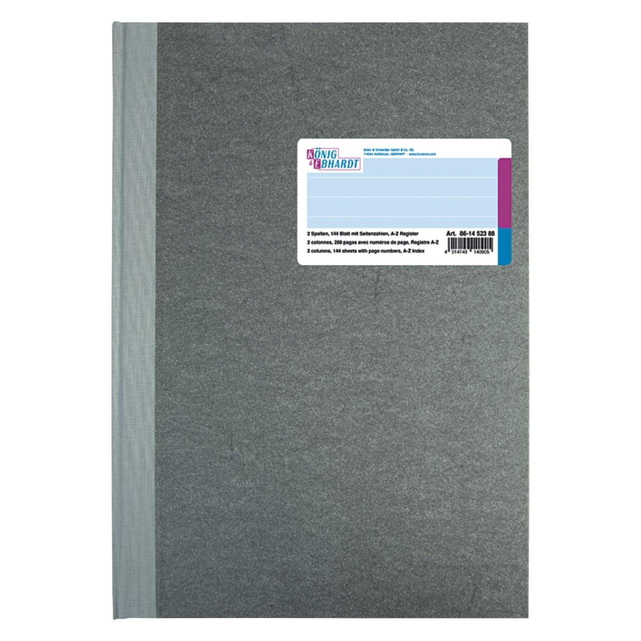 König & Ebhardt KNIG & EBHARDT Spaltenbuch, DIN A4, 2 Spalten (A4, Liniert, Harter Einband) (861452388)