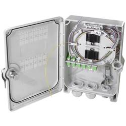 LogiLink FB124LC Glasfaser LWL Anschlusskabel Grau [24x LC APC-Buchse - 24x LC] Singlemode OS2