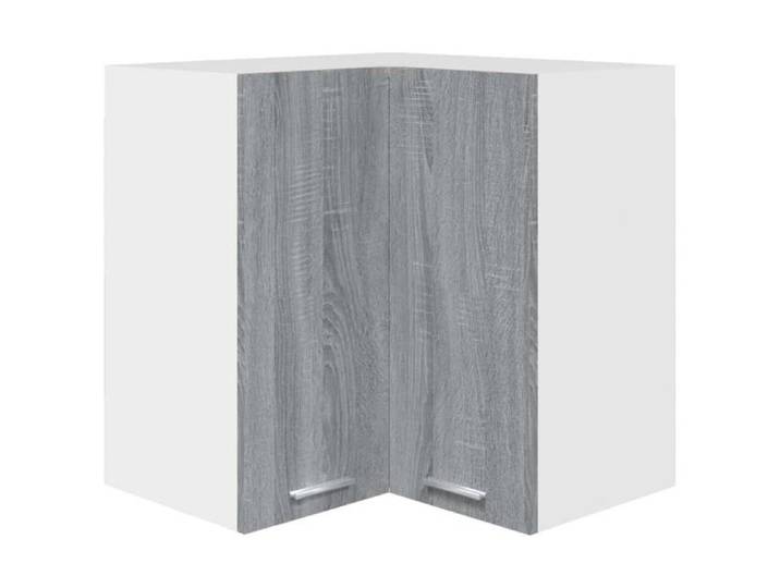 Armoire d'angle suspendue - CLOUD - Sonoma gris - Bois d'ingénierie