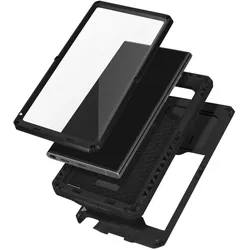 Avizar Rundumschutz Series (Samsung Galaxy S22 Ultra), Smartphone Hülle, Schwarz