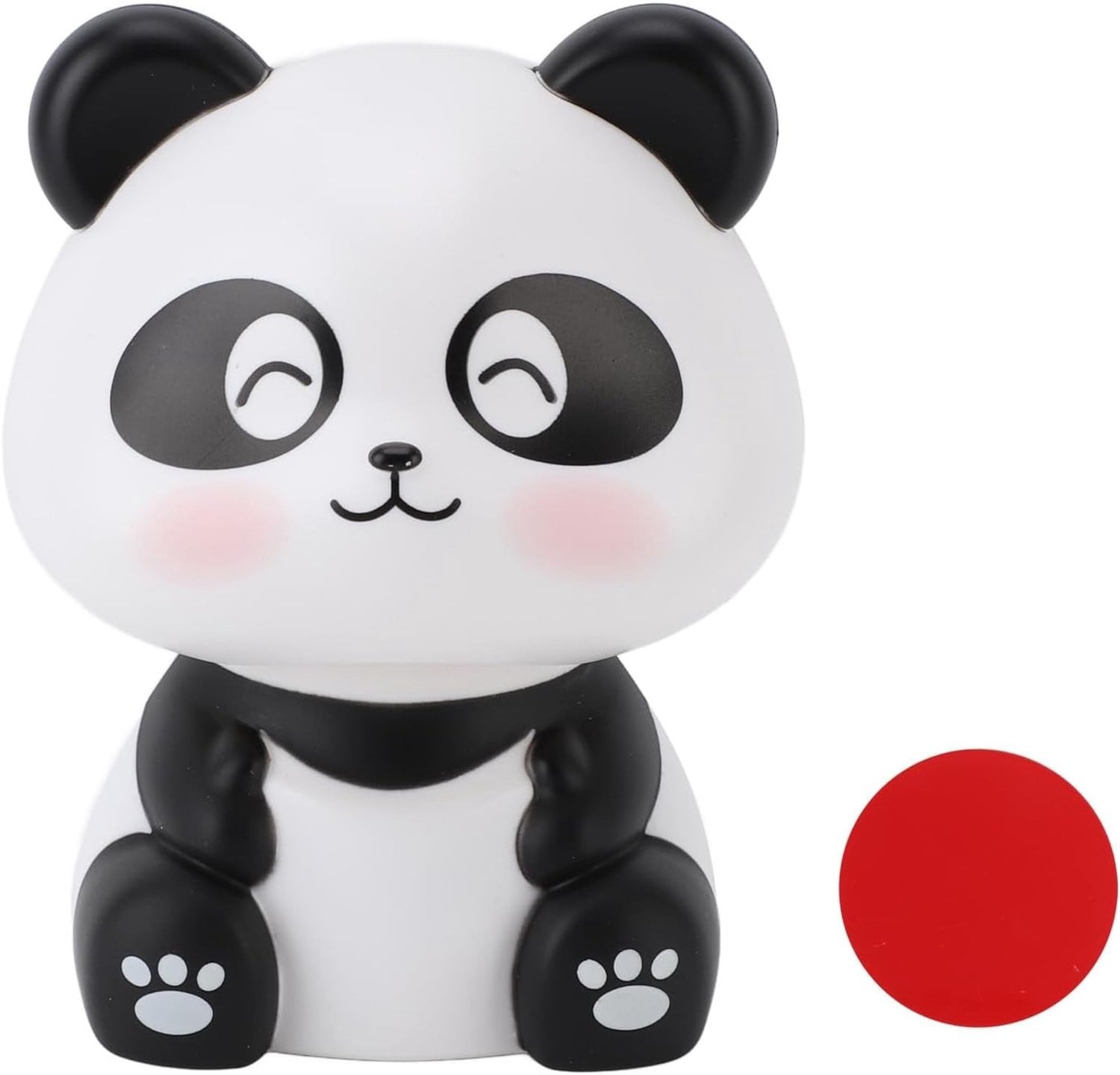 Zonnige Nodding Panda Bobblehead Decoratieve Figurine voor Auto Dashboard, Huis en Restaurant