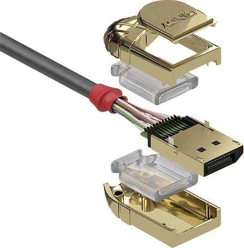 LINDY DisplayPort Anschlusskabel DisplayPort Stecker, DisplayPort Stecker 5.00 m Schwarz 36294 DisplayPort-Kabel