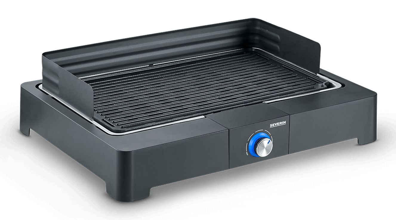 Severin PG8567 Tischgrill 2200 W mit 445 x 260 mm Fläche (Schwarz) PG 8567