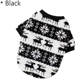 Inspired Living Cozy Heart Print Flannel Dog Vest For Small Dogs black 2xl