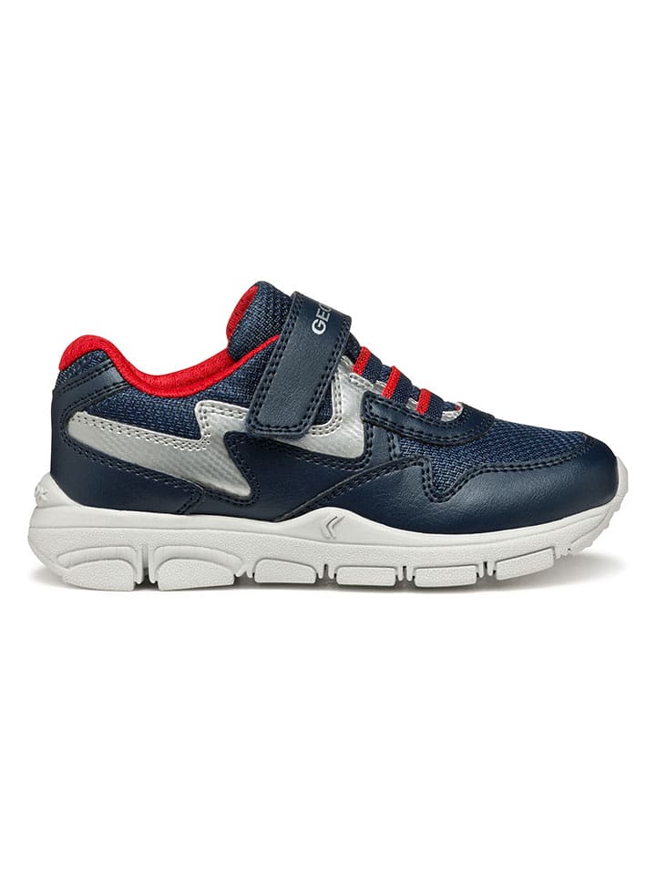 Geox Sneakers "New Torque" in Dunkelblau/ Silber - 31