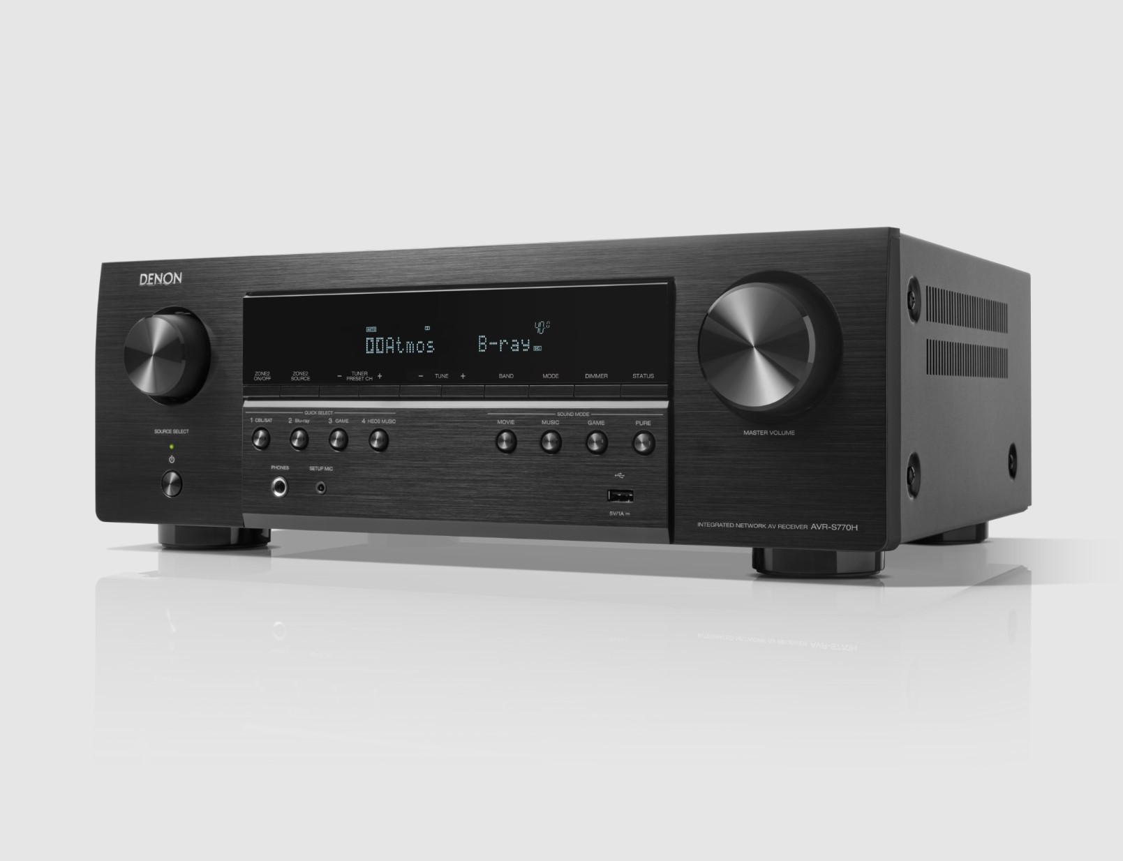 Denon AVR-S770H, 75 W, 7.1 Kanäle, Surround, 7,1 Kanäle, 7 Kanäle, 110 W