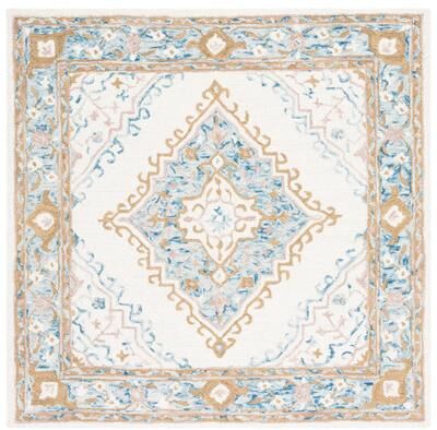 SAFAVIEH Handmade Micro-Loop Deva Modern Wool Rug