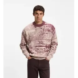 BOSS für Herren. 50571400 Kastet-Pullover in Bordeaux (M), Klassisch, Polyester, Langarm