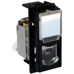Legrand KG4279C6A LivingNow 1-modulige Datendose Kategorie 6A ungeschirmt in der Farbe Black