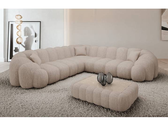 Ecksofa Rajada L-Form aus Stoff