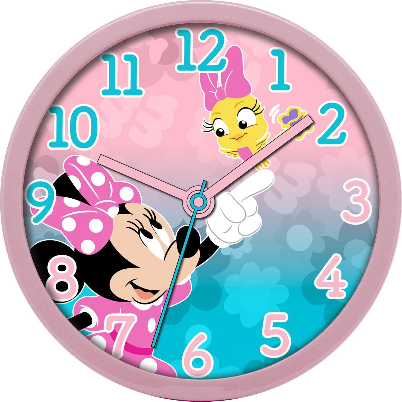 Disney wandklok Minnie lichtmodel