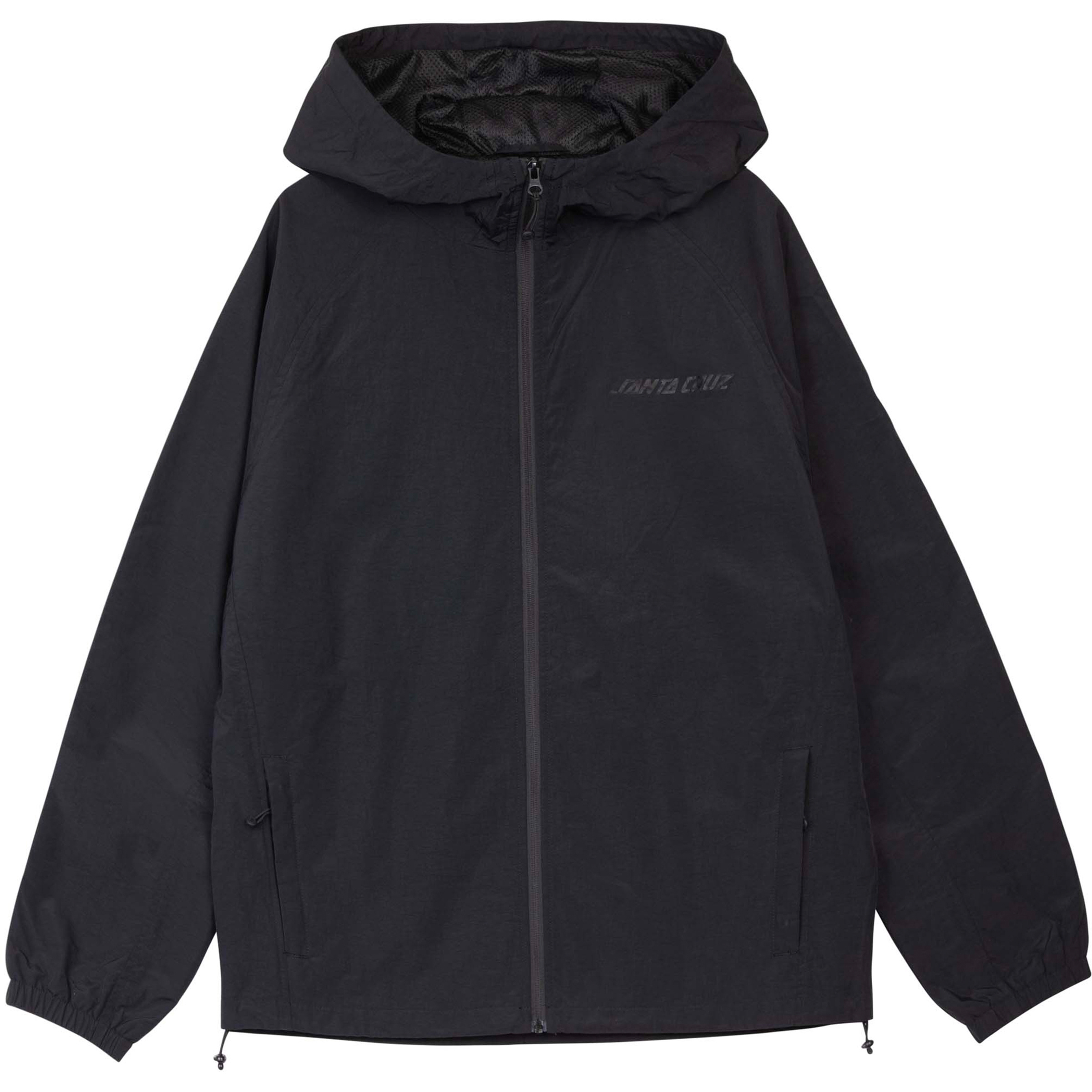 Santa Cruz Lucas Herren Regenjacke schwarz Größe XL Windabweisend