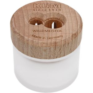 Kum Spitzer Waldmeister, 1071011, braun/matt transparent, doppelter Dosenspitzer, aus Holz/Glas
