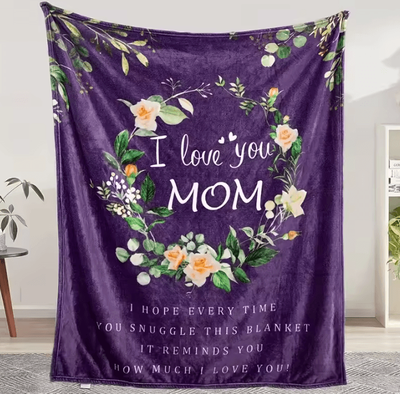 Inspire Curations Purple Starry Butterfly Flannel Throw Blanket 6 130x150cm