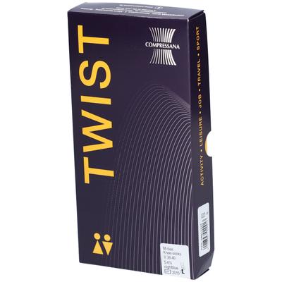 Compressana Twist St.Kniestr.38-40 Gr.2 nachtblau 2 St Halterung