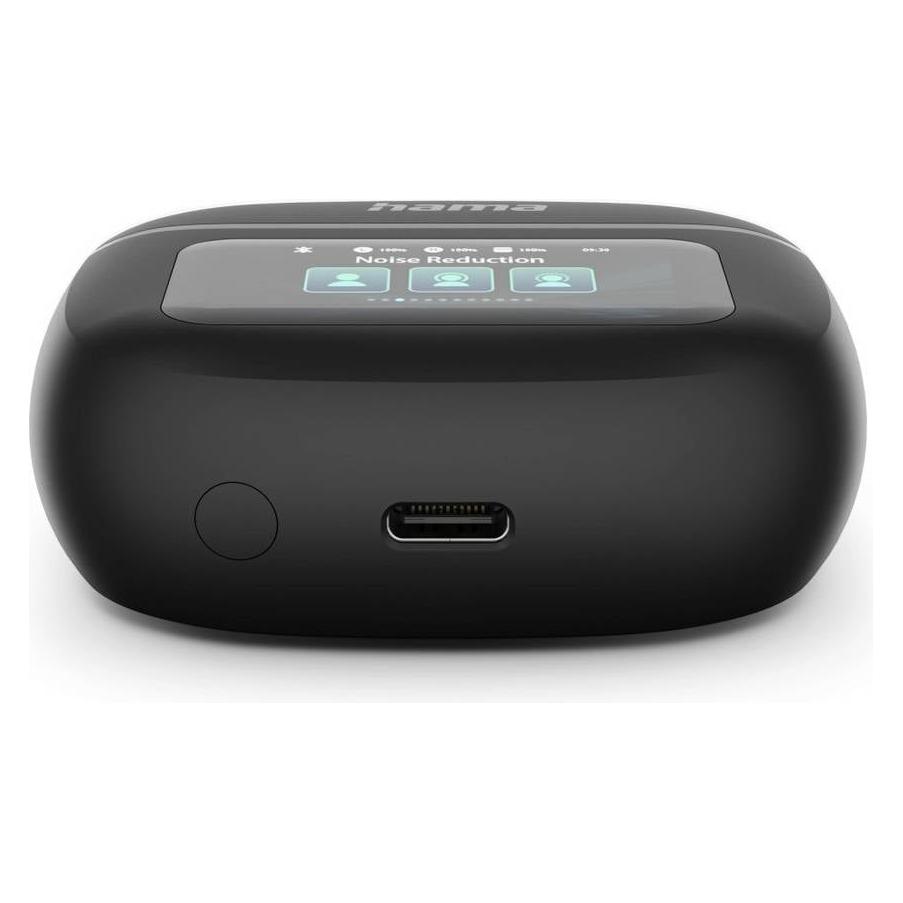 Hama Bluetooth-Kopfhörer Spirit Open TWS In-Ear, Schwarz (16 h, Kabellos) (00221820)