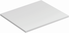 Kludi ICOS Deckplatte 50T6053 60 x 50 x 1,2 cm Mattweiß