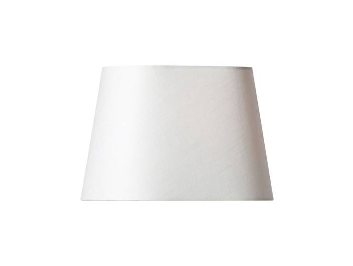 Basic oval Lampenschirm, weiß, Länge 26 cm - Watt & Veke - Design - Stoff / Textil