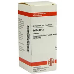 Sulfur D 12 Tabletten 80 St