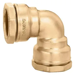 Caleffi, Rohrverbindungstechnik, Winkelverschraubung 866 Messing 40 mm