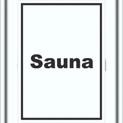 HB-Druck Sauna Schild mit Text Erholung Entspannung hochkant A2 (420x594mm)