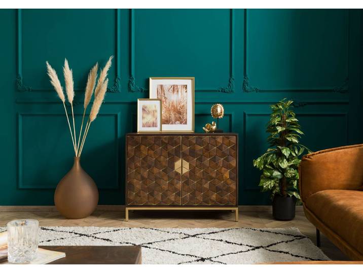 Sideboard Mango 98x40x77 braun geölt DIAMOND #208