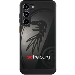 Nivocase Hülle für Samsung Galaxy S23+ Handyhülle NIVOcore Case Schwarz Metallic Look Offizielles (Samsung Galaxy S23+), Smartphone Hülle, Schwarz