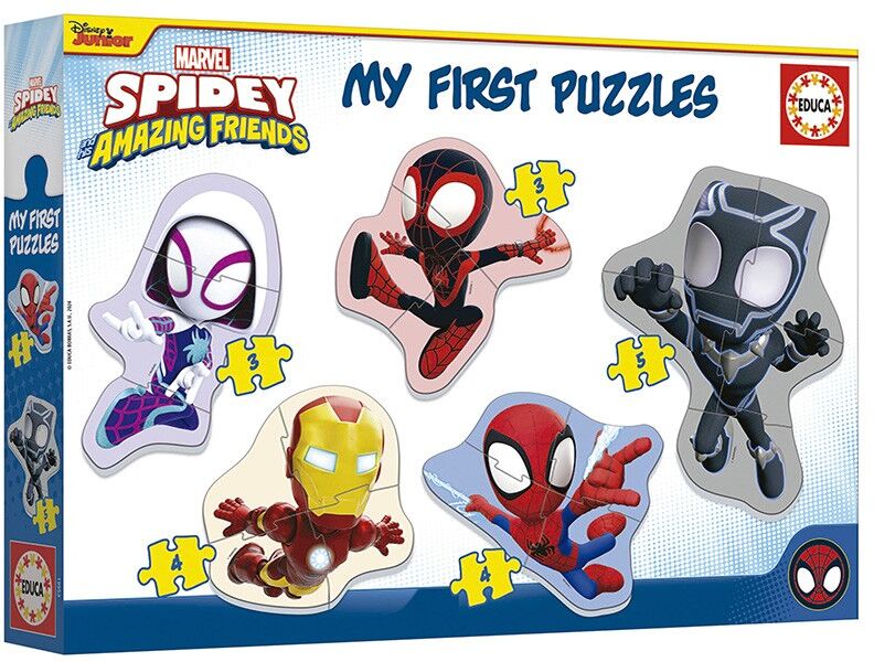 Coffret de 5 Baby Puzzles Spidey & friends - Educa