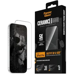 PanzerGlass® Ceramic Displayschutz Ultra-Wide Fit, iPhone 18 Pro/17 Pro