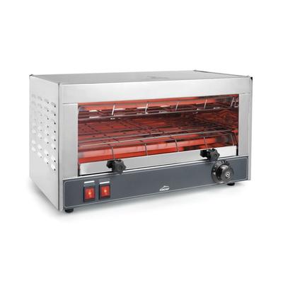 Lacor 69172 Horizontales elektrisches Werkzeug einfacher Grill, Grau, 2400 W