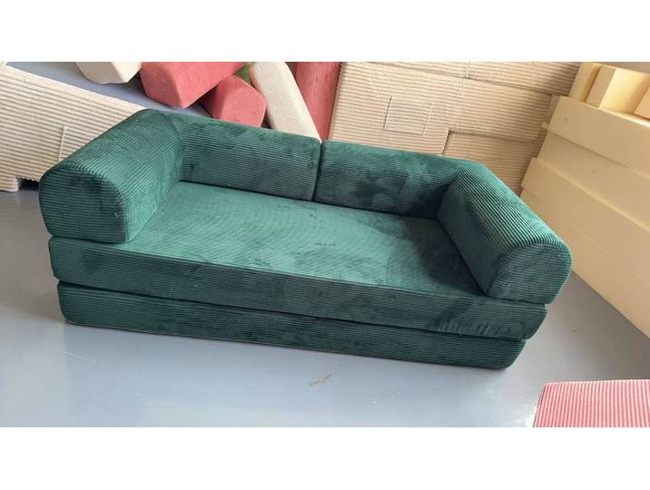 Nouveau design 2026 : Canapé d'angle en tissu compressé sous vide, ensemble de lit compressé pour maison, appartement, hôtel, salon.