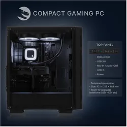 Sedatech Expert Gaming PC - UCCB691I1I1HF (2000 GB, 32 GB, AMD Ryzen 9 7900X3D), PC, Schwarz