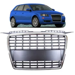 Kühlergrill Chrom & Schwarz passend für Audi A3 8P 2005-2008