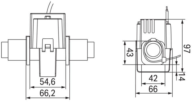 WAGO Transformateur de courant pour câblage 855-5005/400-001 (855-5005/400-001)