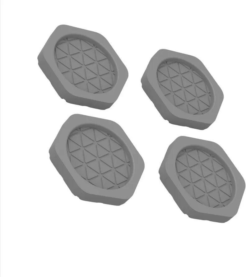 INF Pads Anti-Vibration pour Machine à Laver - Pack de 4 Gris
