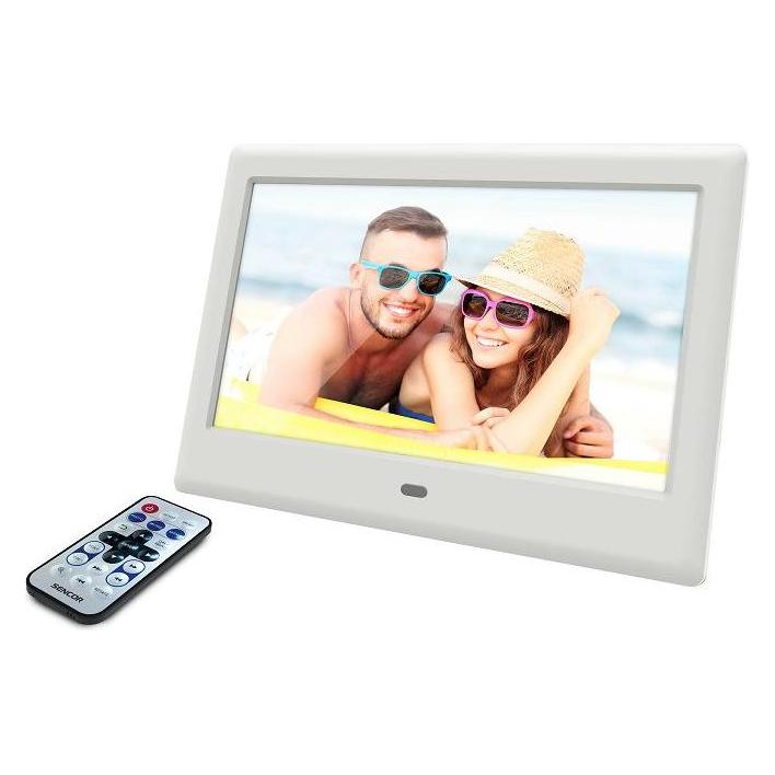 Sencor Digital Photo Frame SDF 782WH FILM PHOTO FRAME, 7 inches (7", 1024 x 600 Pixel) (SDF 782WH)