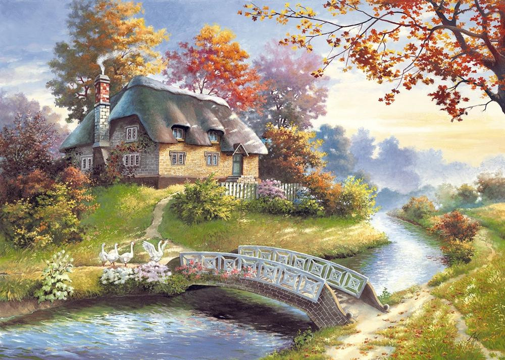 Castorland Huisje Puzzel met 1500 stukjes