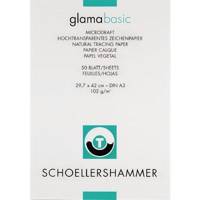 SCHOELLERSHAMMER DIN A3 Durchschlagpapier Transparent 102 g/m² 50 Blatt