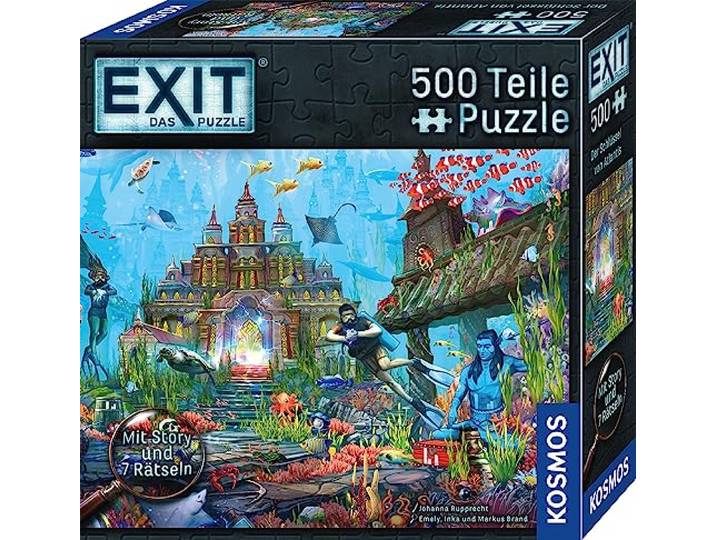 EXIT® - Das Puzzle: Der Schlüssel von Atlantis: Spiel