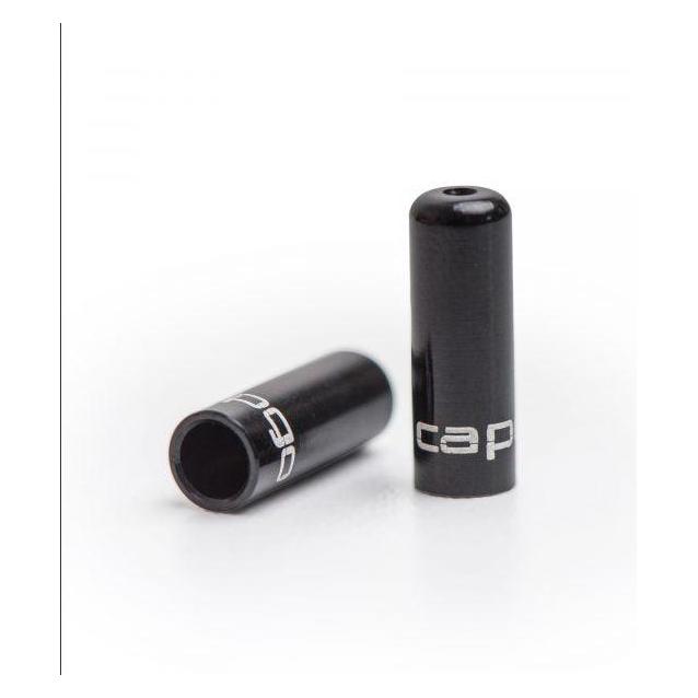 Capgo 10 gedichtete Endkappen 4mm für Schalthülle OL - Schwarz (CA-407001)