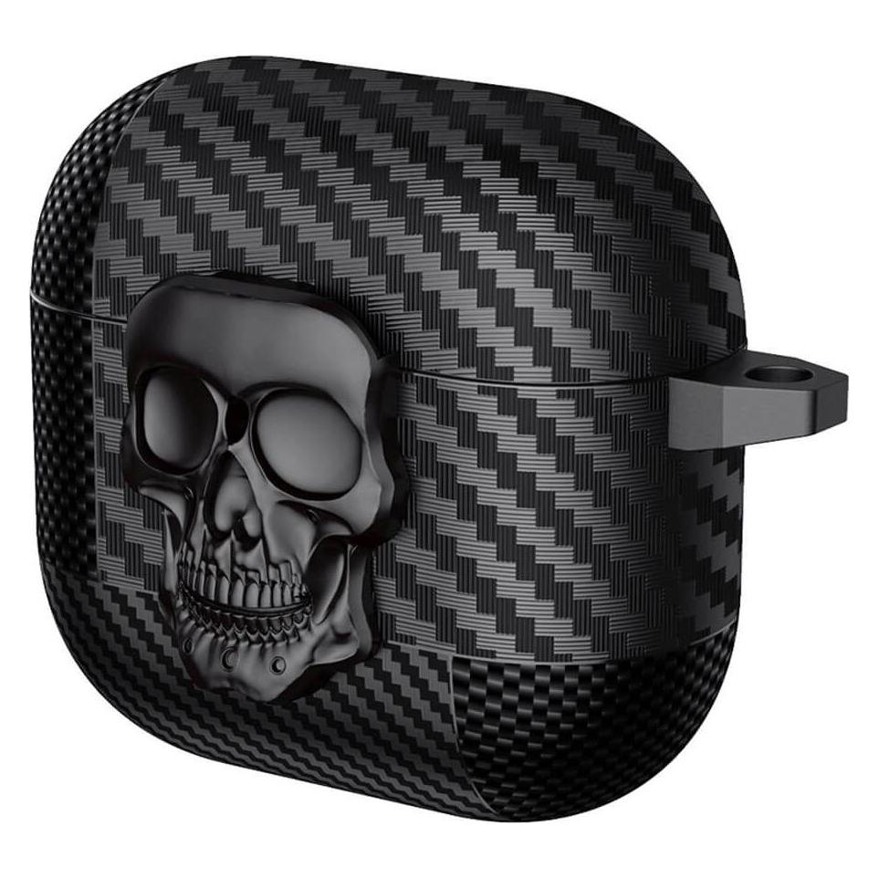 Cover-Discount AirPods 4 - Skull Schutzhülle mit Karabiner (Kopfhörer Hülle) (71283596)