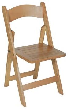 Lancaster Home "Commercial Grade Solid Wood Portable Folding Dining Chair - 17.5""W x 18""D x 31.25""H"