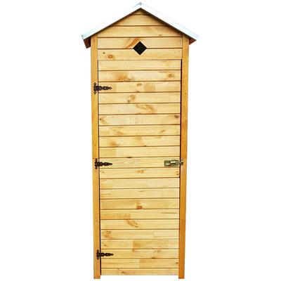 Garten-Geräteschrank PROMADINO "Babylon", braun (honigbraun), Holzwerkstoff, Gerätehäuser