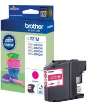 Brother Original Tintenpatrone 260 Seiten Magenta (LC221M)